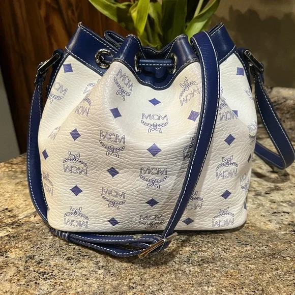 MCM EUC bucket crossbody - Picture 6 of 12